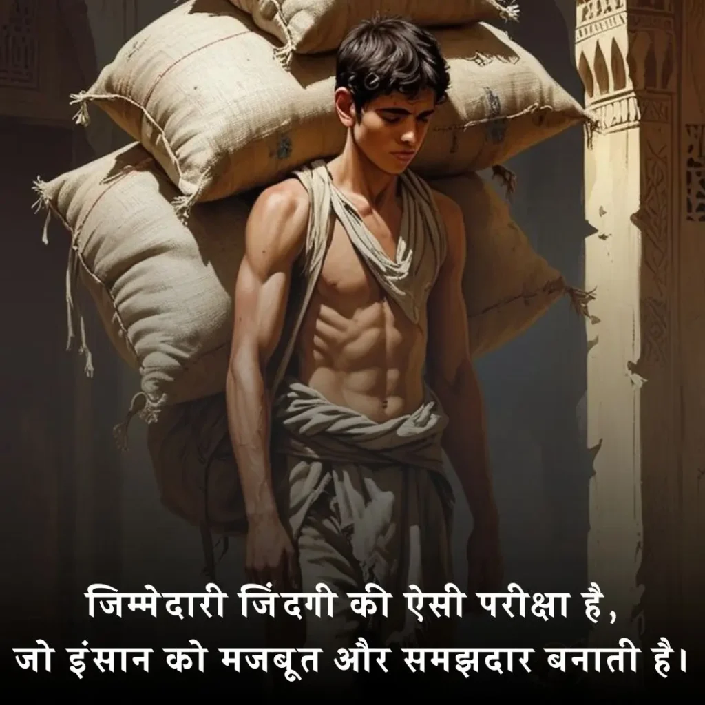 🔥 जिम्मेदारी पर मोटिवेशनल शायरी