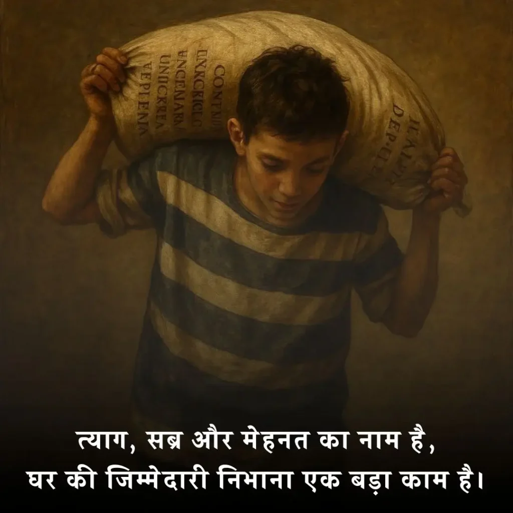 😔 जिम्मेदारी पर सैड शायरी