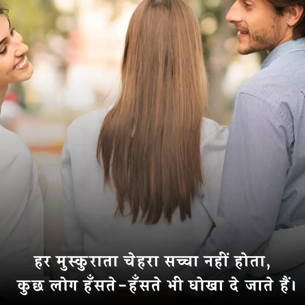 🖤 झूठ और धोखा शायरी