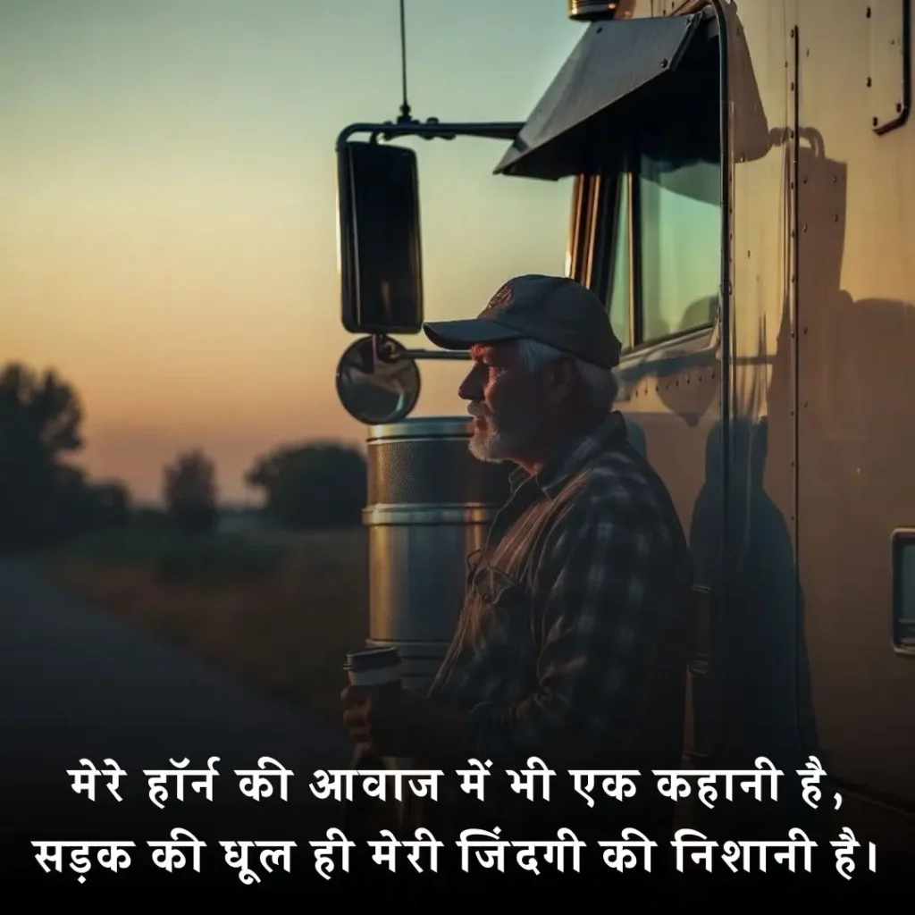 💪 ट्रक ड्राइवर शायरी इन हिंदी
