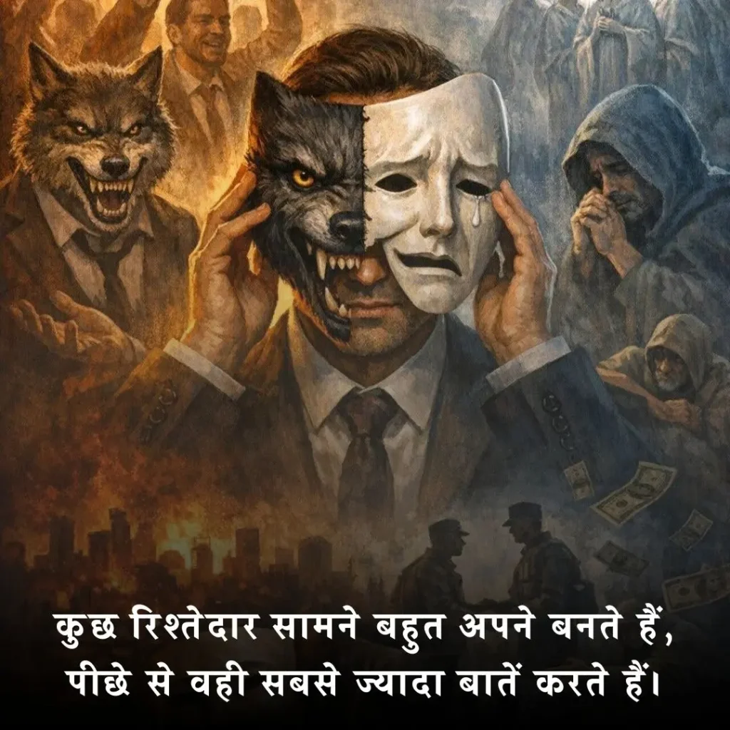 👥 दोगले रिश्तेदार शायरी