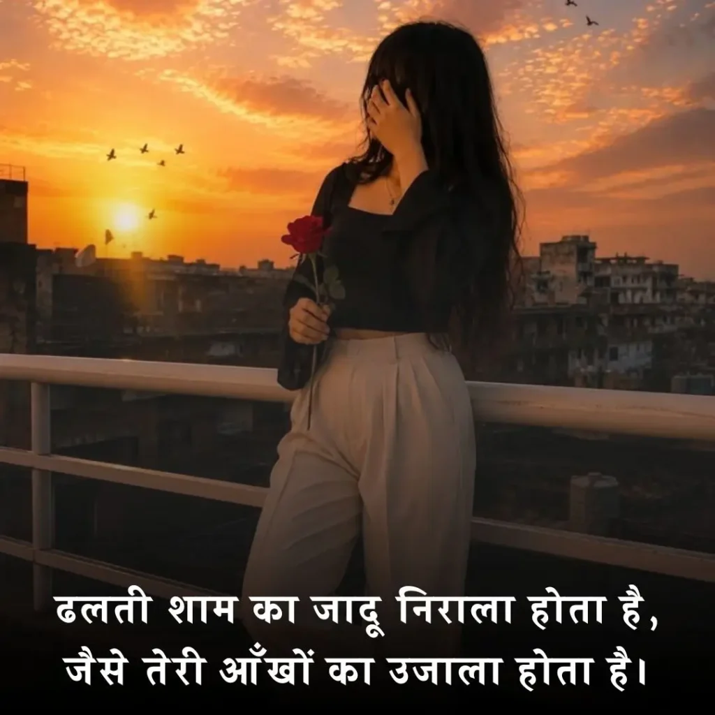 🎨 रंगीन शाम शायरी