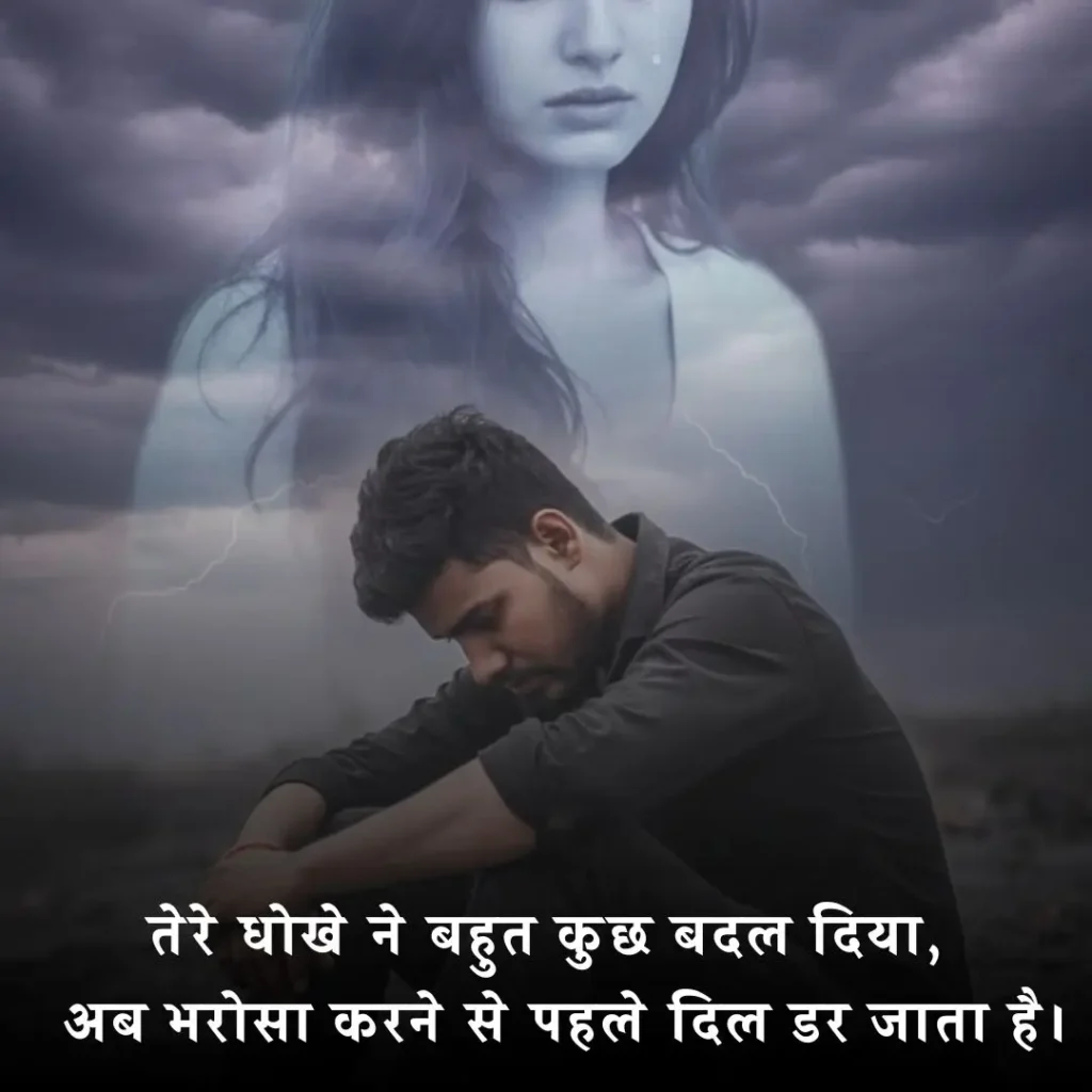 💔 विश्वास पर धोखा शायरी