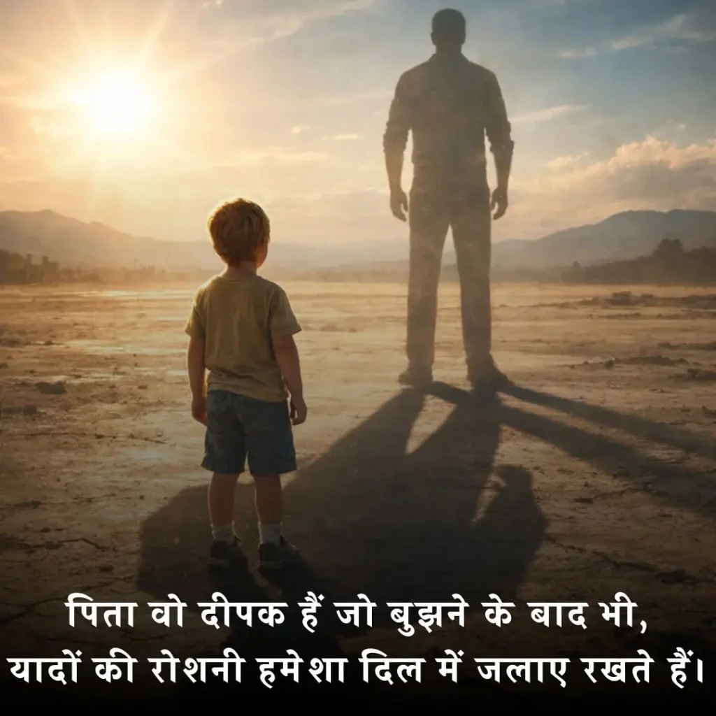 😢 स्वर्गीय पिता पर शायरी